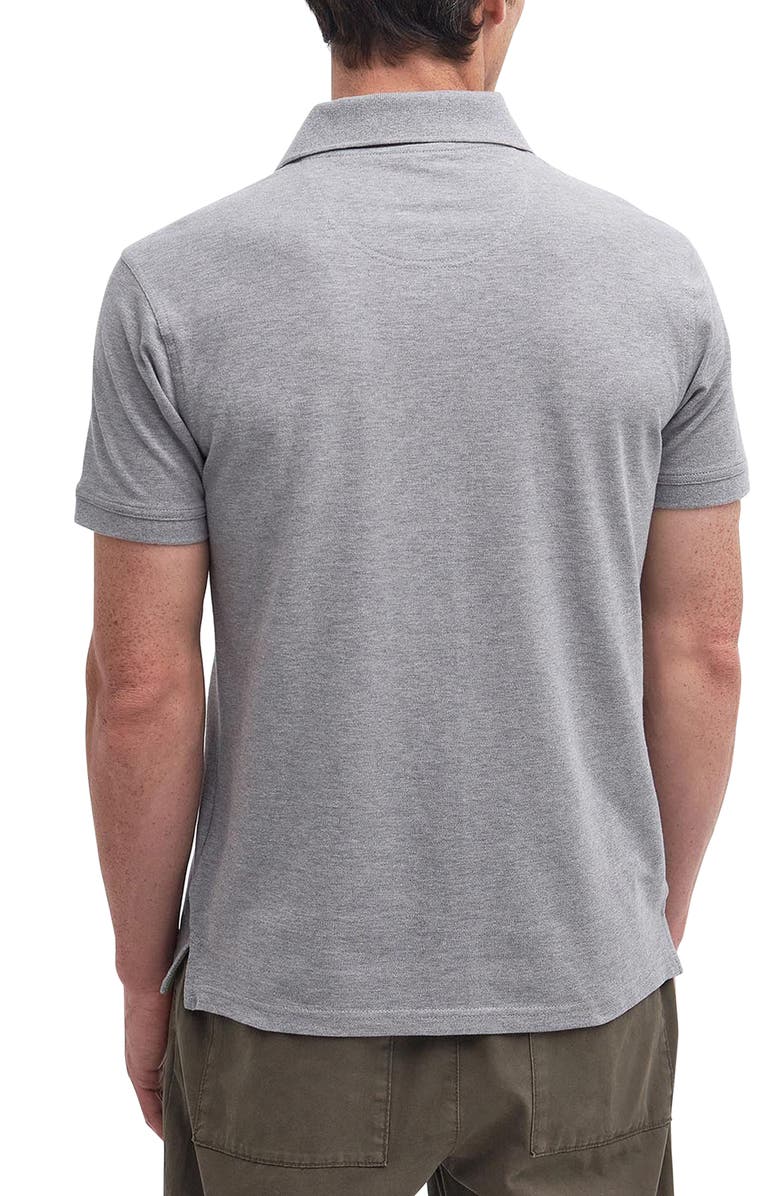 Barbour Lightweight Sports Piqué Polo, Alternate, color, Grey Marl
