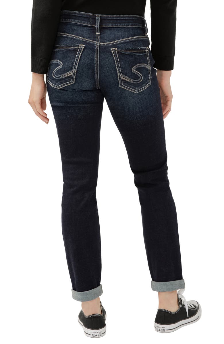 Silver Jeans Co. Boyfriend Jeans, Alternate, color, Indigo