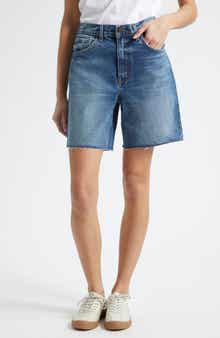 Russel Frayed Denim Shorts
