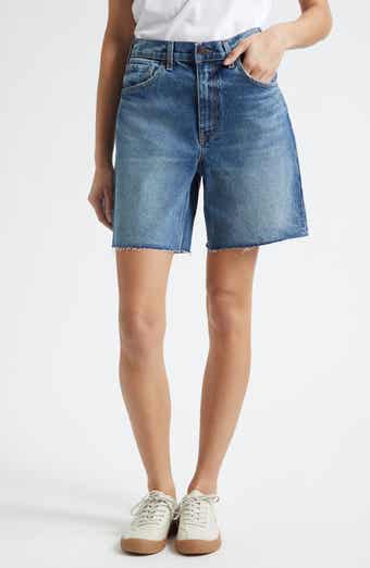 Russel Frayed Denim Shorts