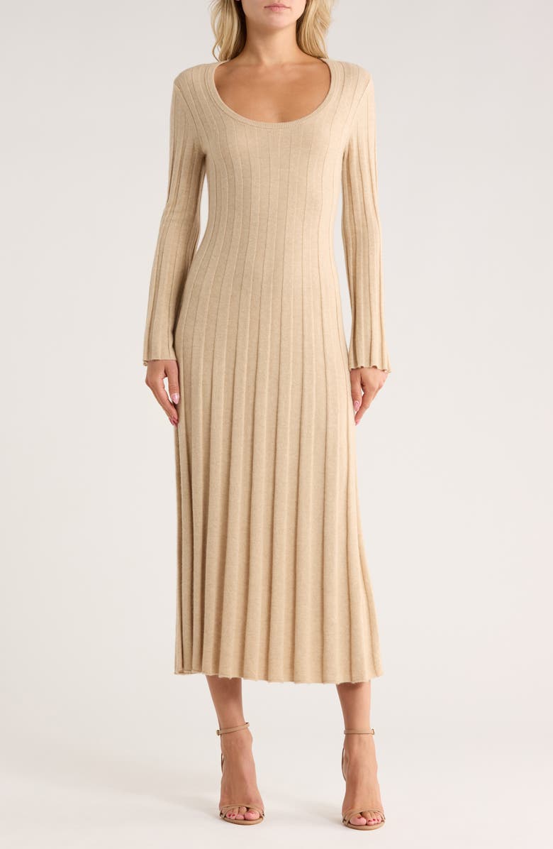 Simkhai Kogan Long Sleeve Cashmere Maxi Dress, Main, color, 