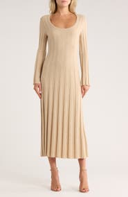 Simkhai Kogan Long Sleeve Cashmere Maxi Dress