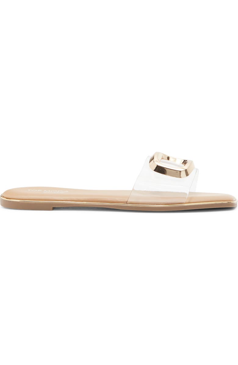 TOP MODA Moana Slide Sandal, Alternate, color, Clear