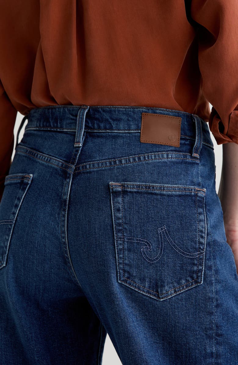AG Hattie High Waist Ankle Barrel Jeans, Alternate, color,