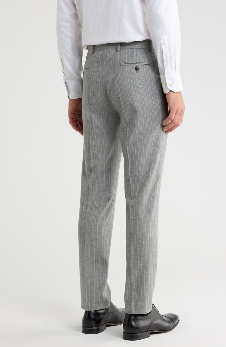 Tommy Hilfiger Pinstripe Wool Dress Pants, Alternate, color, Grey Stripe