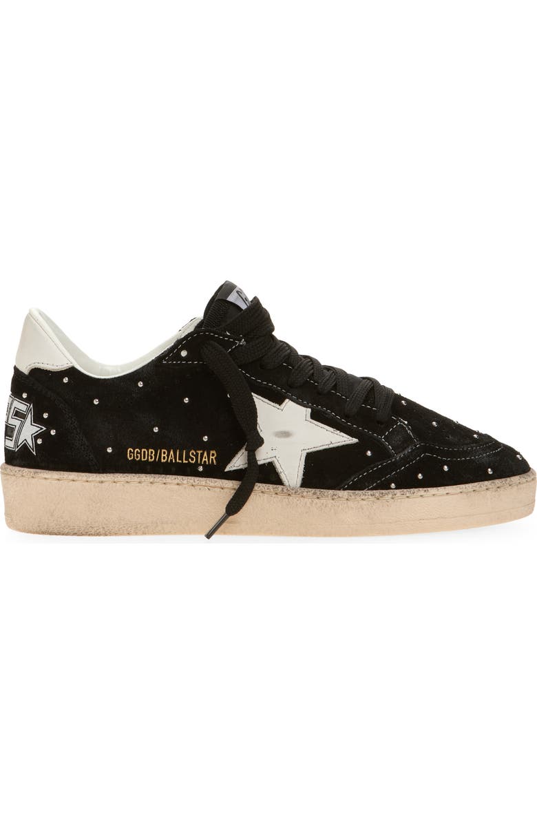 Golden Goose Ball Star Low Top Sneaker, Alternate, color, Black/ Milk