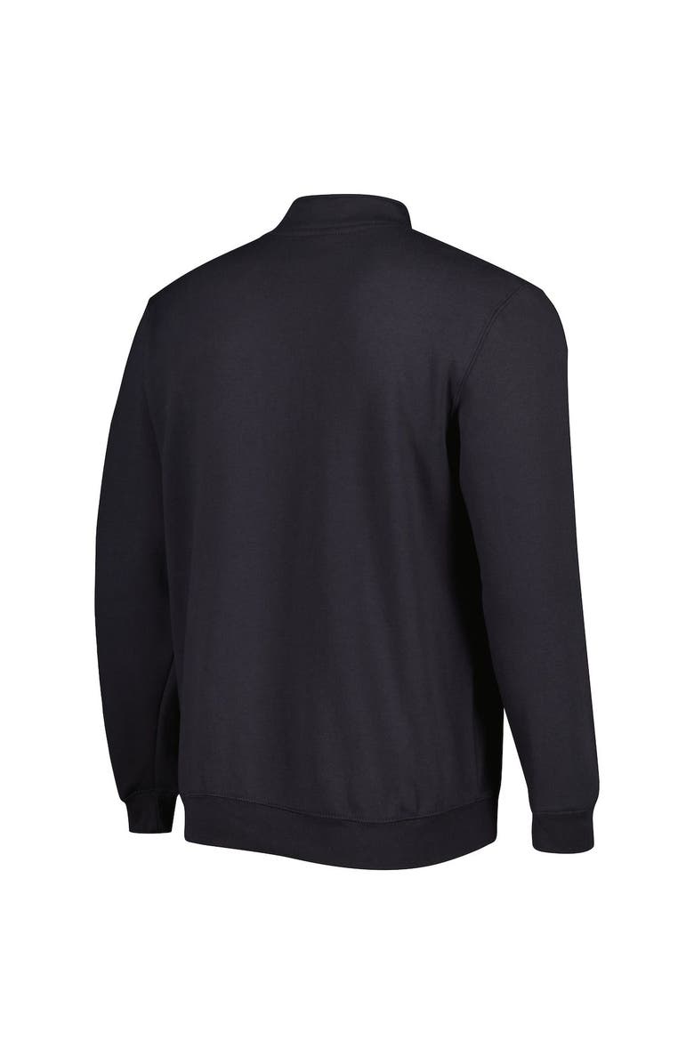 COLOSSEUM Men's Colosseum Charcoal Ole Miss Rebels Tortugas Logo Quarter-Zip Jacket, Alternate, color, Charcoal