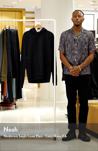 Cotton Blend Pullover Hoodie