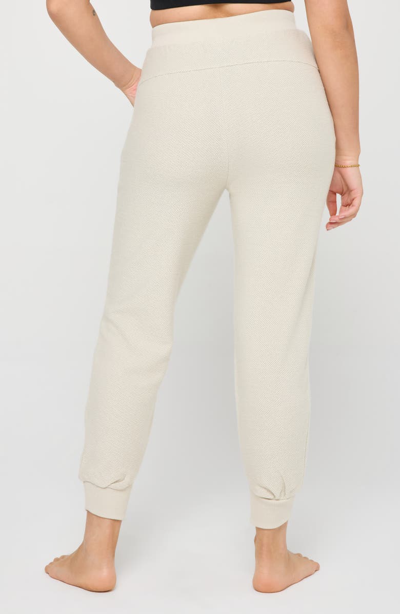 Spiritual Gangster Reese Fleece Sweatpants, Alternate, color, Birch