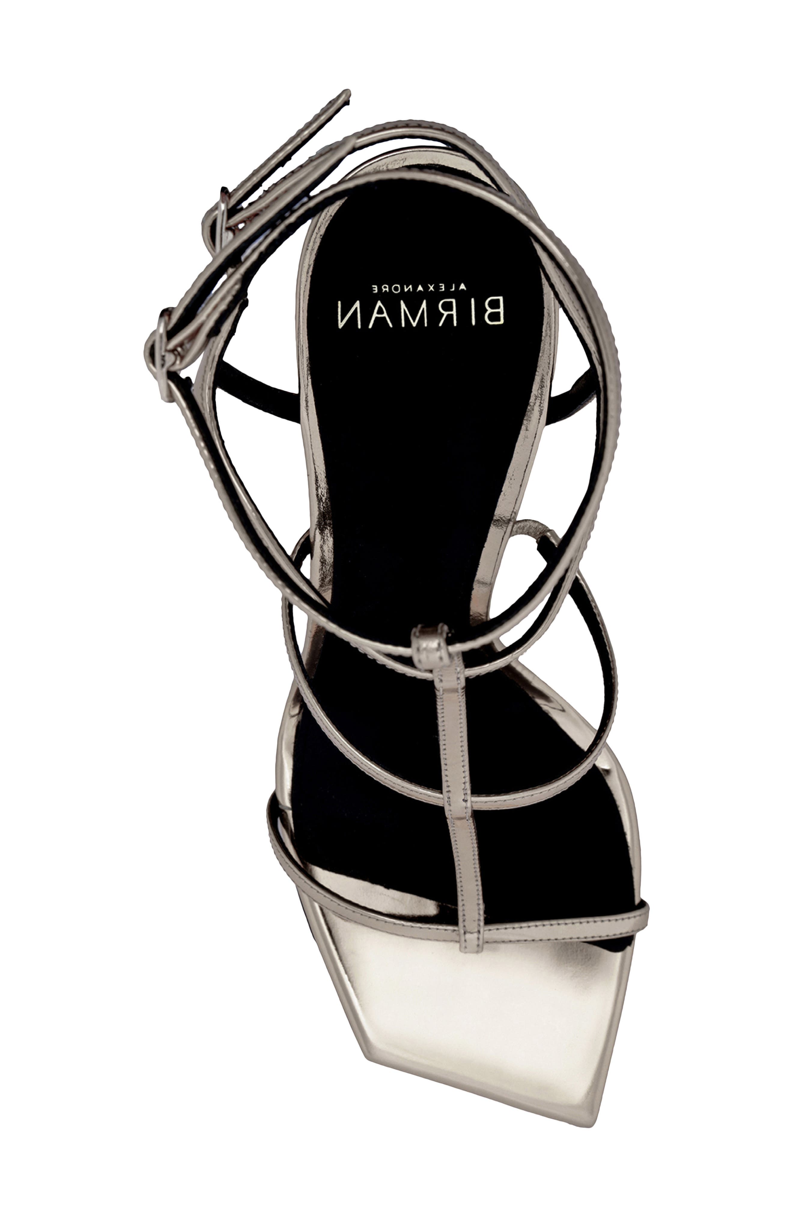 Alexandre Birman Amanda Cage Sandal, Alternate, color, Graphite