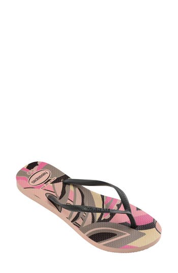 Havaianas Slim Water Resistant Flip Flop In Pink