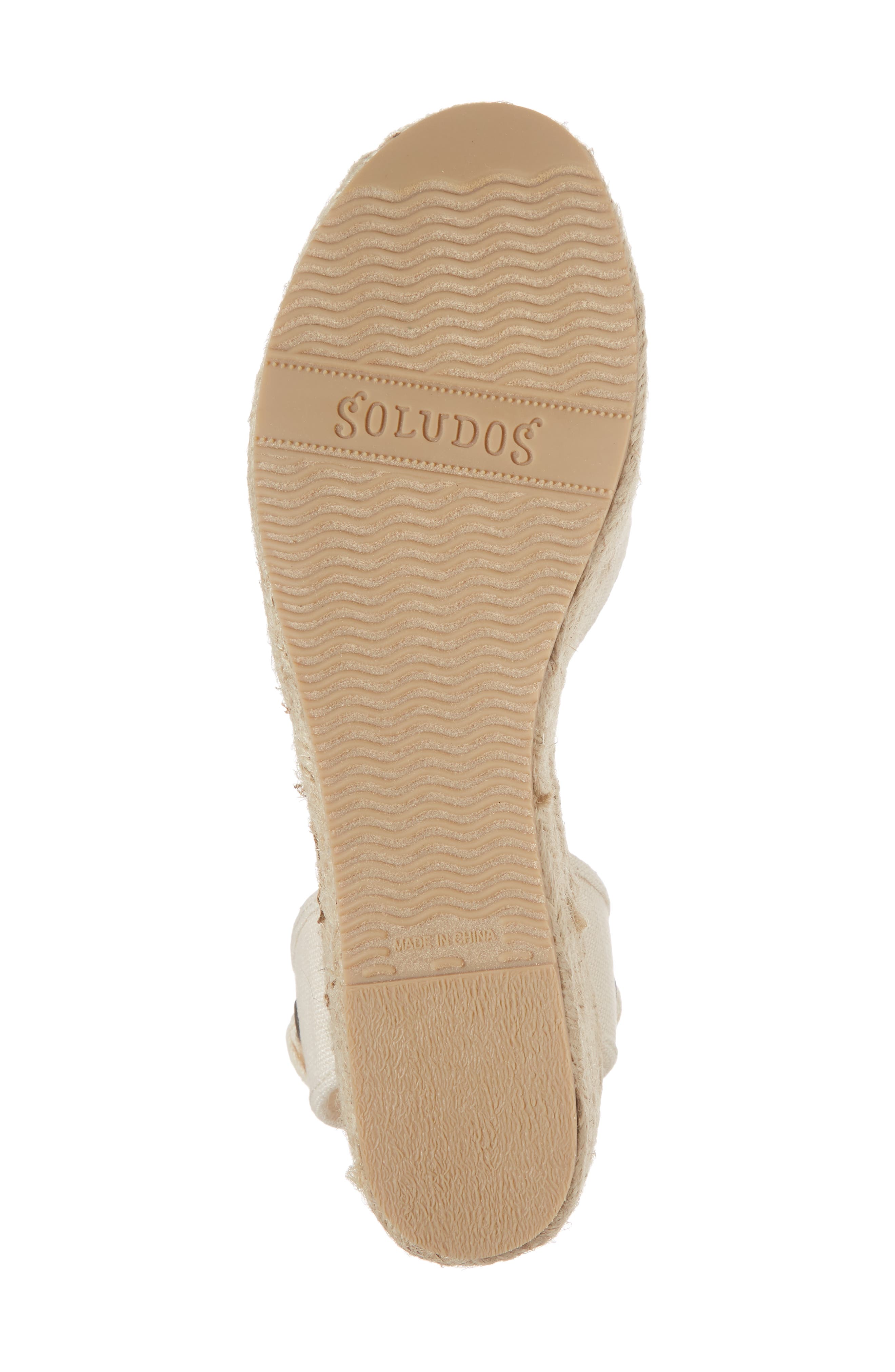 Soludos Espadrille Platform Sandal, Alternate, color, 