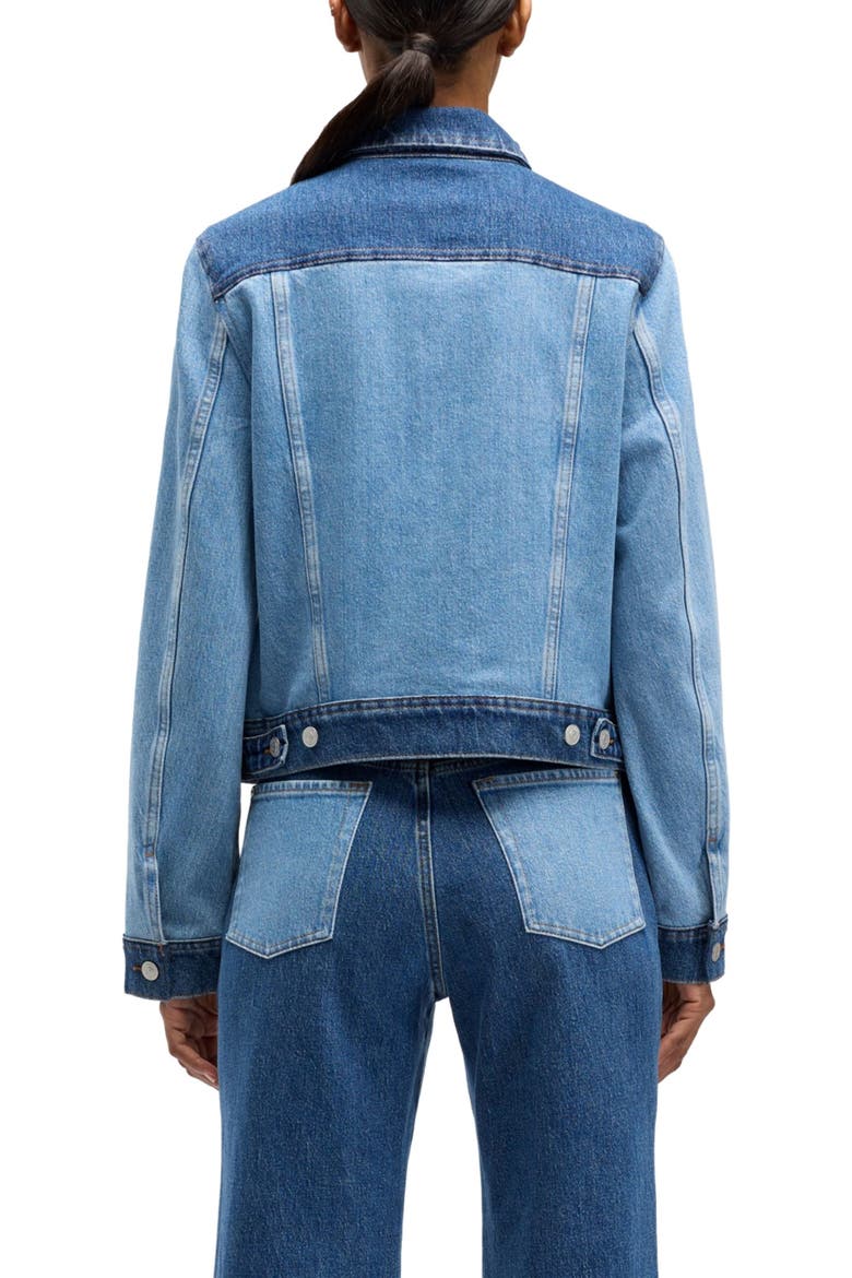Adi Crop Denim Trucker Jacket, Alternate, color, JOKER