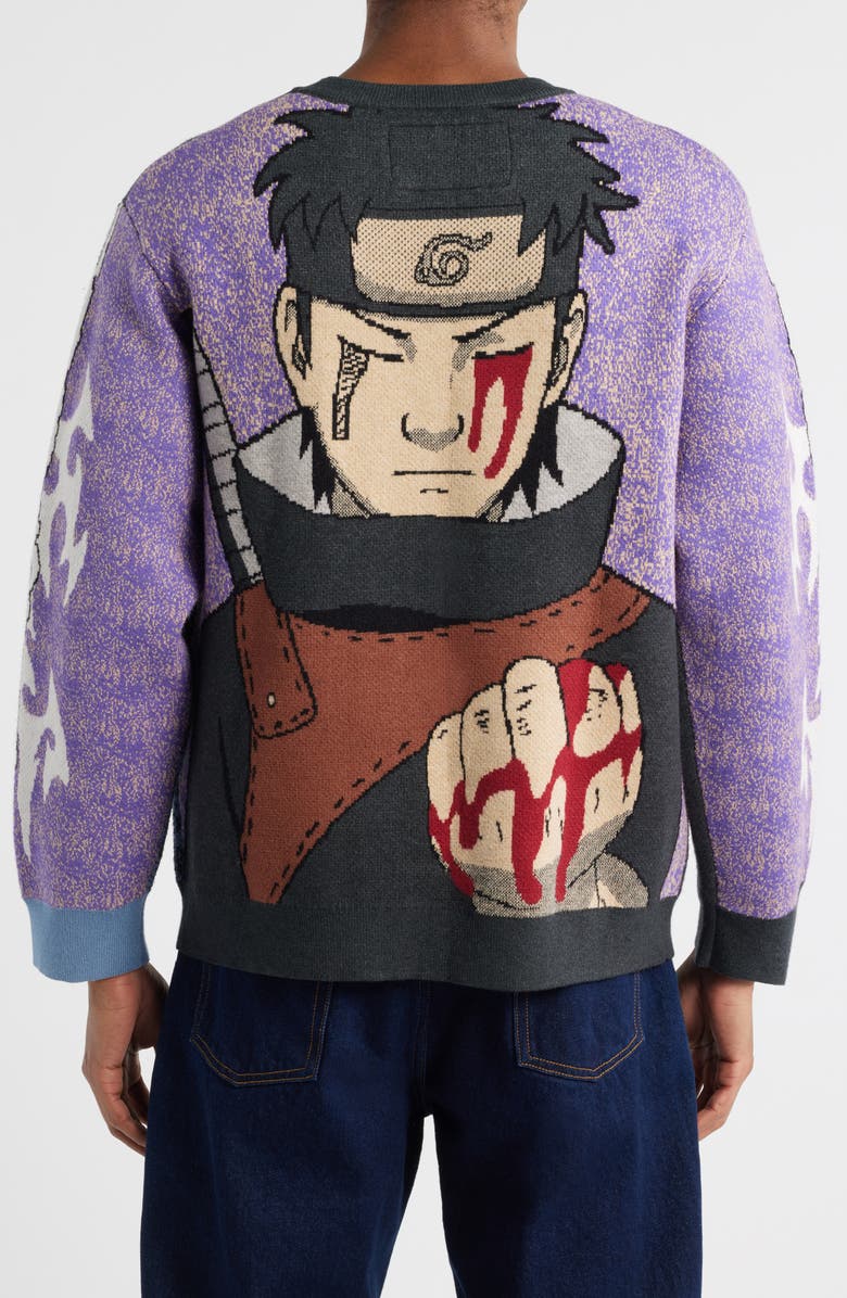 VERYRARE Shisui Eyebleed Graphic Crewneck Sweater, Alternate, color, Blue Multi