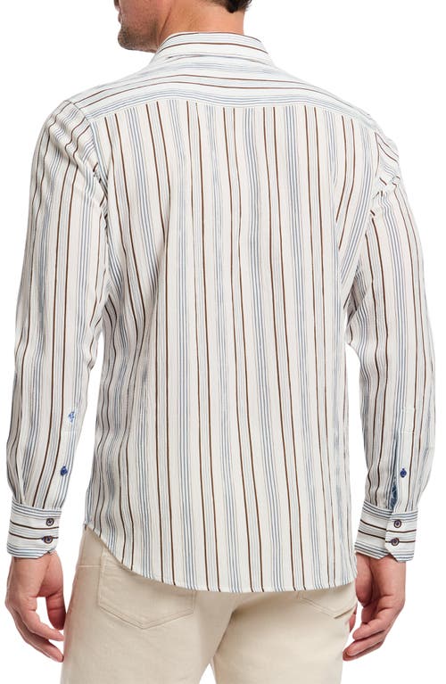 Robert Graham Stamford Cotton Stretch Classic Fit Button Down Shirt