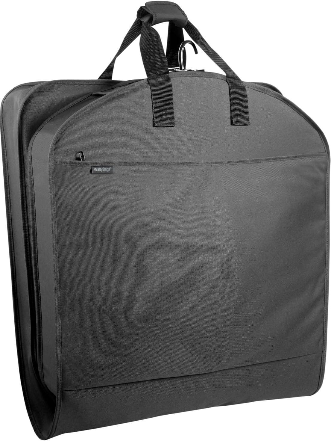 Wallybags Deluxe Travel Garment Bag with two pockets, Main, color, 