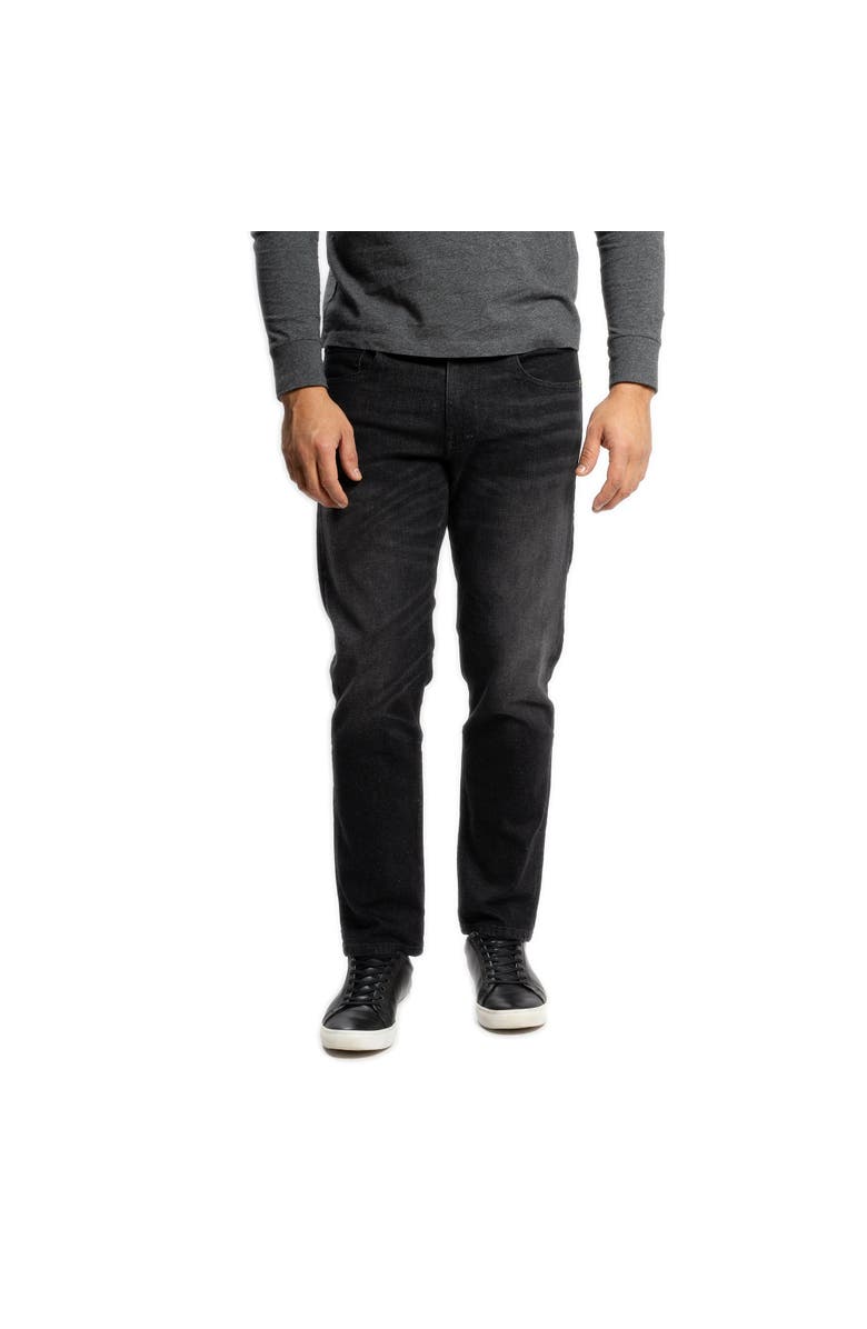 Peter Manning Johnny Stretch Jeans Slim Fit, Main, color, Black