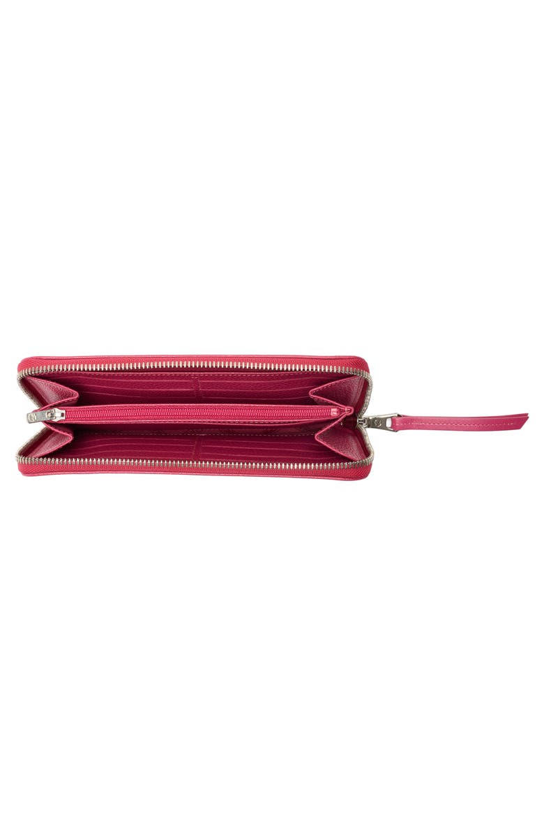 Longchamp Zip Around Wallet, Alternate, color, Pink