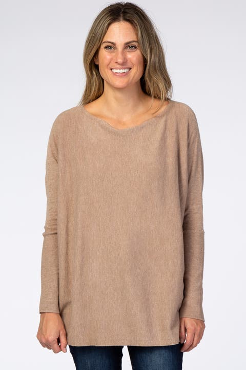 Soft Knit Boatneck Dolman Sweater