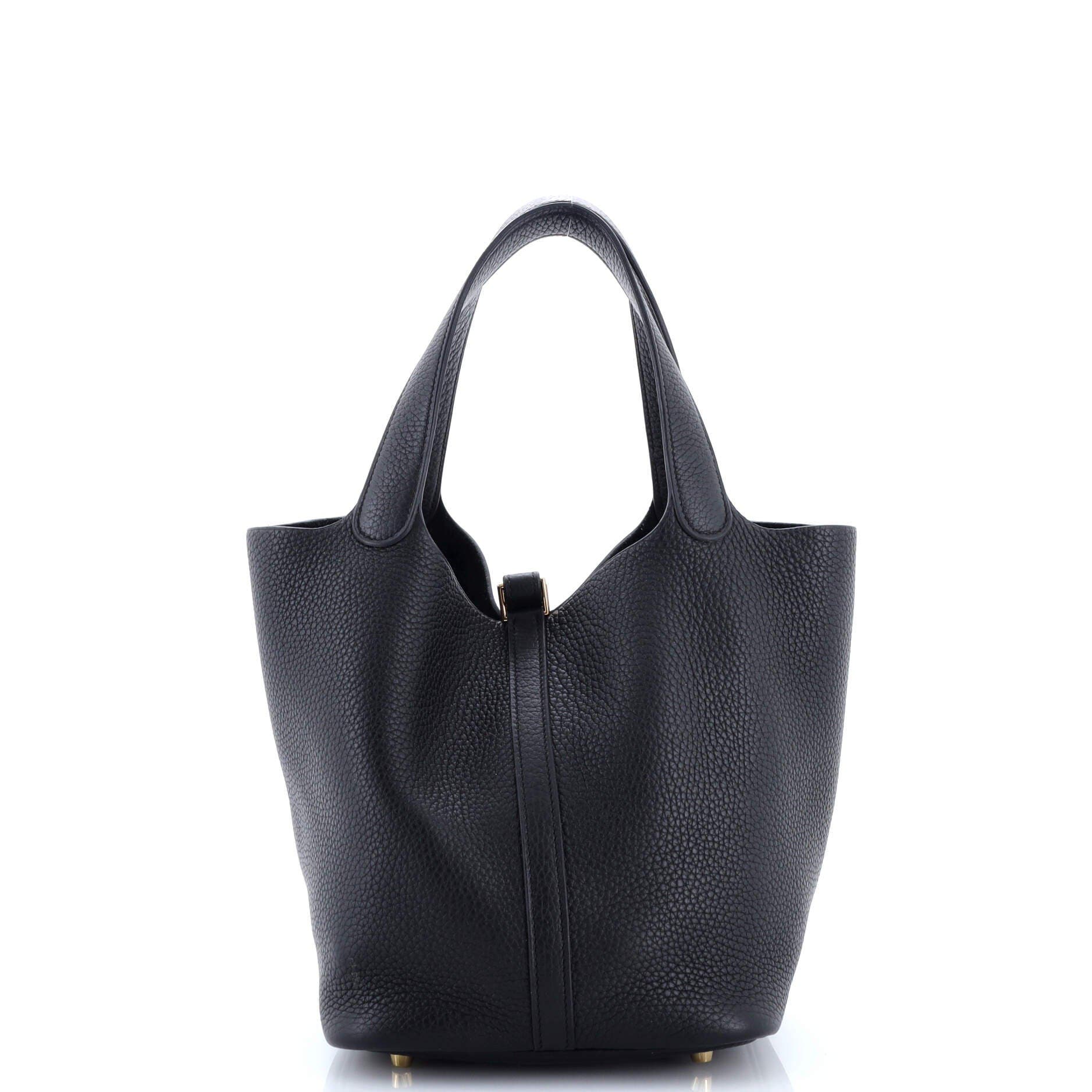 Pre-Owned Hermes Picotin Lock Bag Clemence MM, Alternate, color, 