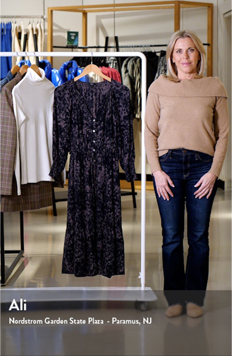 Cece Long Sleeve Shirtdress, sales video thumbnail