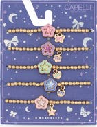 Capelli New York Kids' BFF Set of 5 Assorted Bracelets