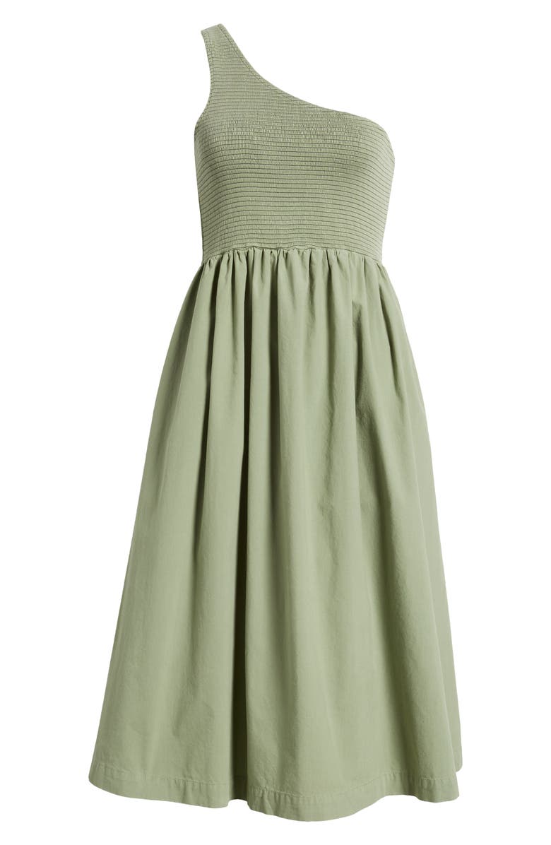 Nation LTD Connie One-Shoulder Fit & Flare Dress, Alternate, color, Sea Spray