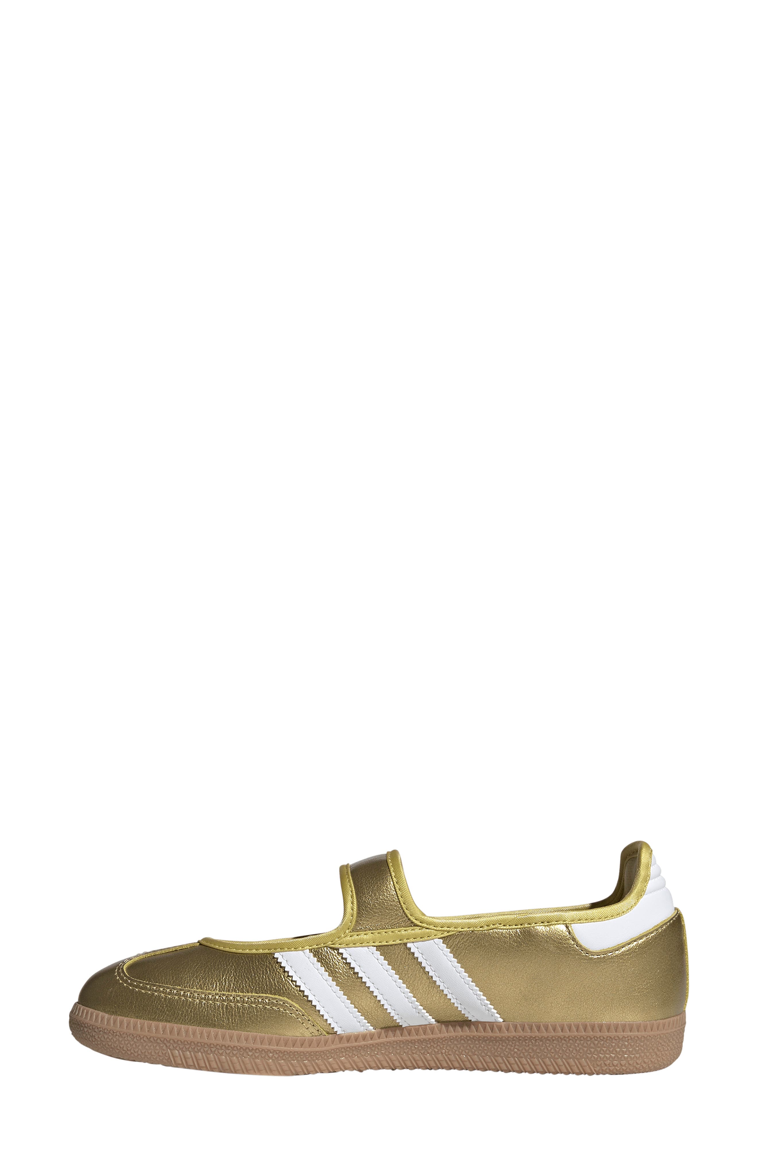 adidas Samba Jane Sneaker, Alternate, color, Gold Met./ Ftwr White/ Gum4