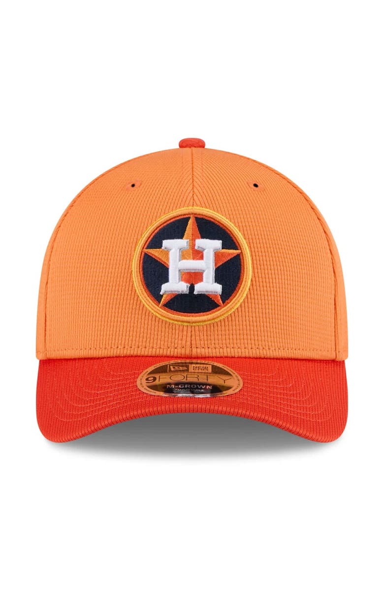 New Era Men's New Era Orange Houston Astros 2025 Spring Training 9FORTY Adjustable Hat, Alternate, color, Orange