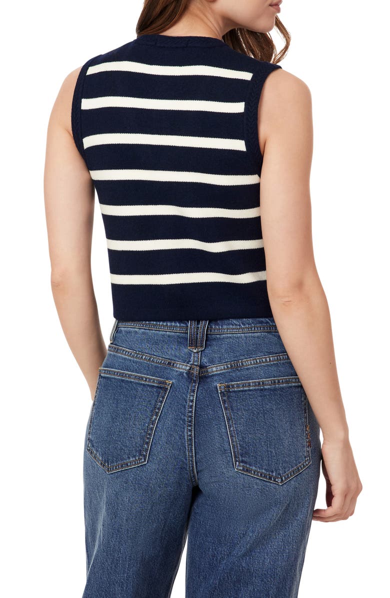 Scotch & Soda Sweater Vest, Alternate, color, Maritime Blue/ Sugar Swizzle