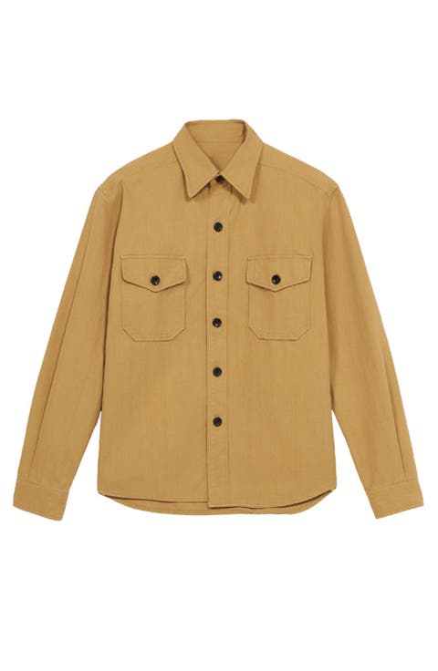 Military Cotton Overshirt
