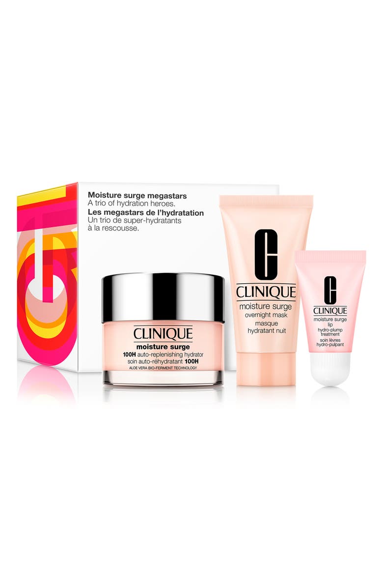 Clinique Moisture Surge Megastars Hydrating Skin Care Set (Limited Edition) USD $68 Value, Alternate, color, 