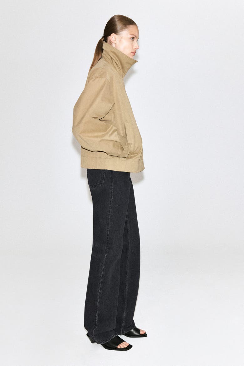 Rounded Short Trench Coat, Alternate, color, BEIGE