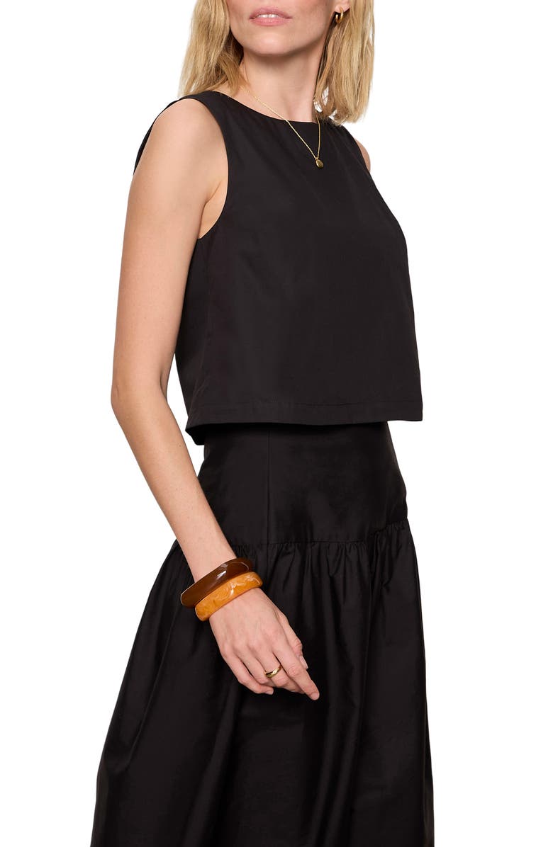 Sanctuary The Desired Summer Cotton Crop Top, Alternate, color,