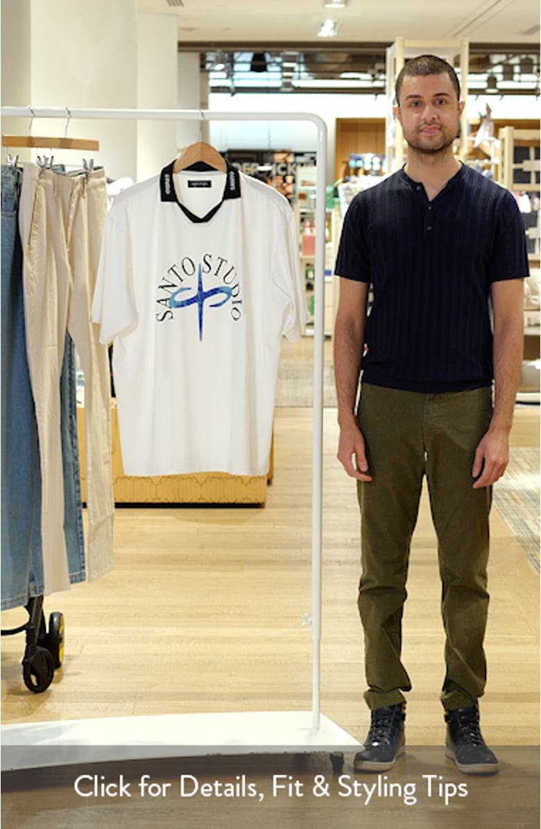 Curved Logo Club Jersey Polo, sales video thumbnail