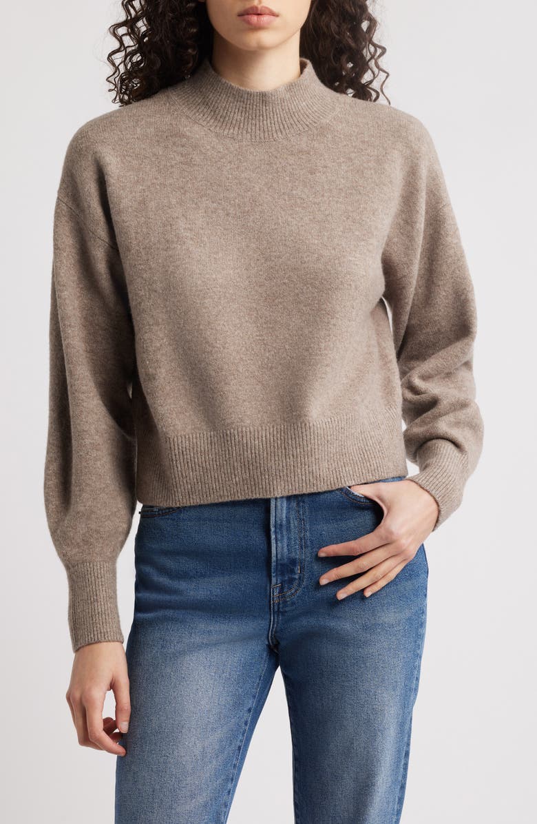 & Other Stories Mock Neck Sweater, Main, color, 