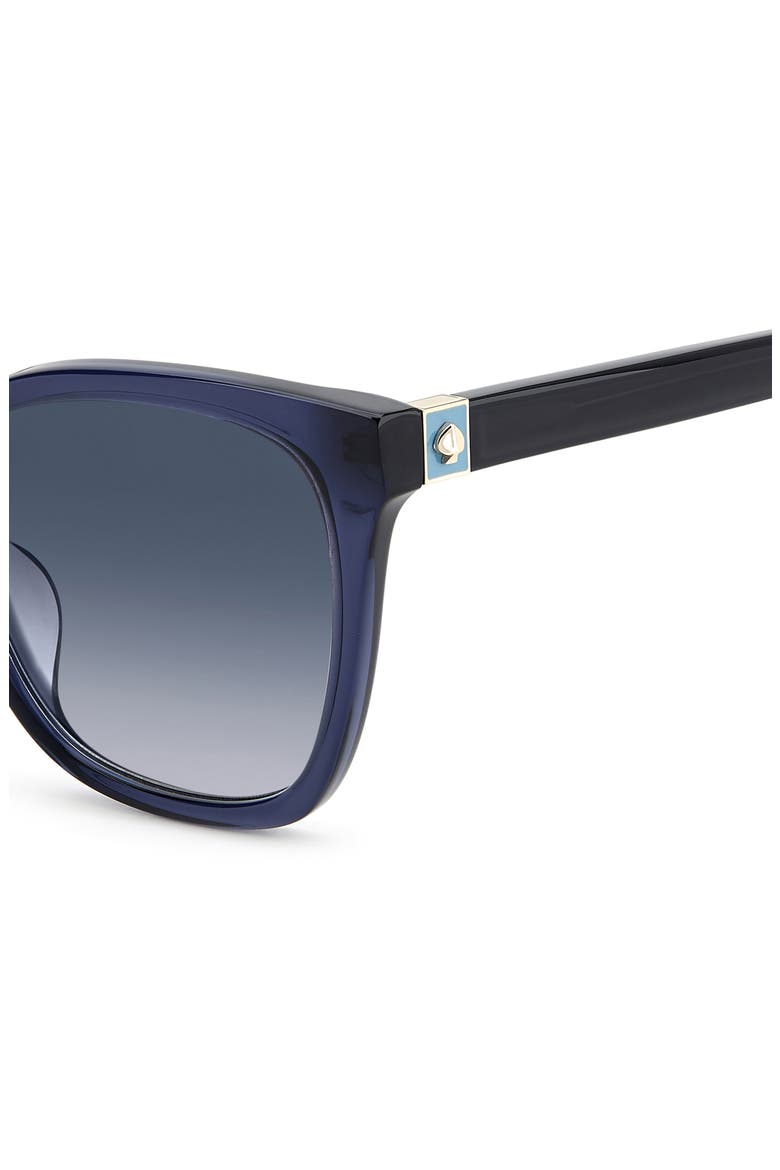 desis 55mm cat eye sunglasses, Alternate, color, BLUE