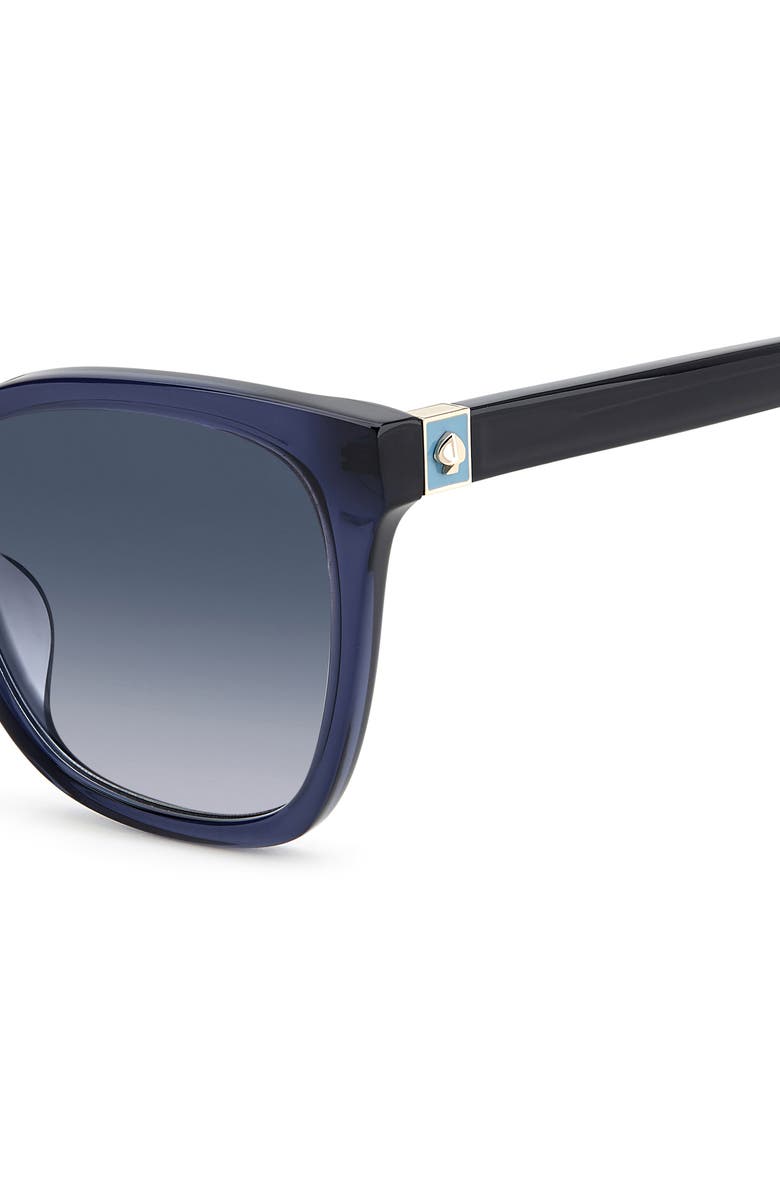 Kate Spade New York desis 55mm cat eye sunglasses, Alternate, color, Blue