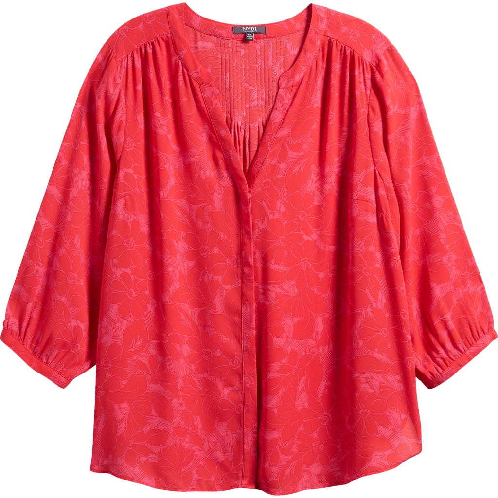 NYDJ NYDJ PINTUCK TOP