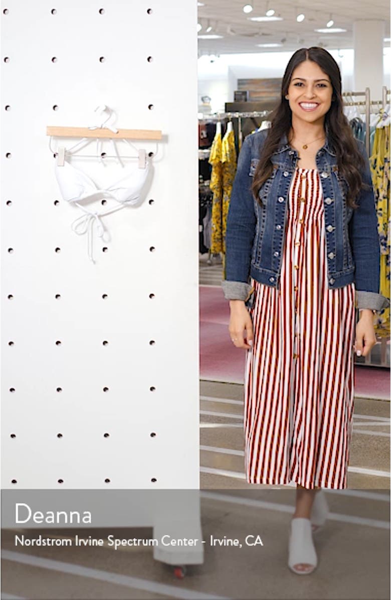 Color Code Triangle Bikini Top, sales video thumbnail