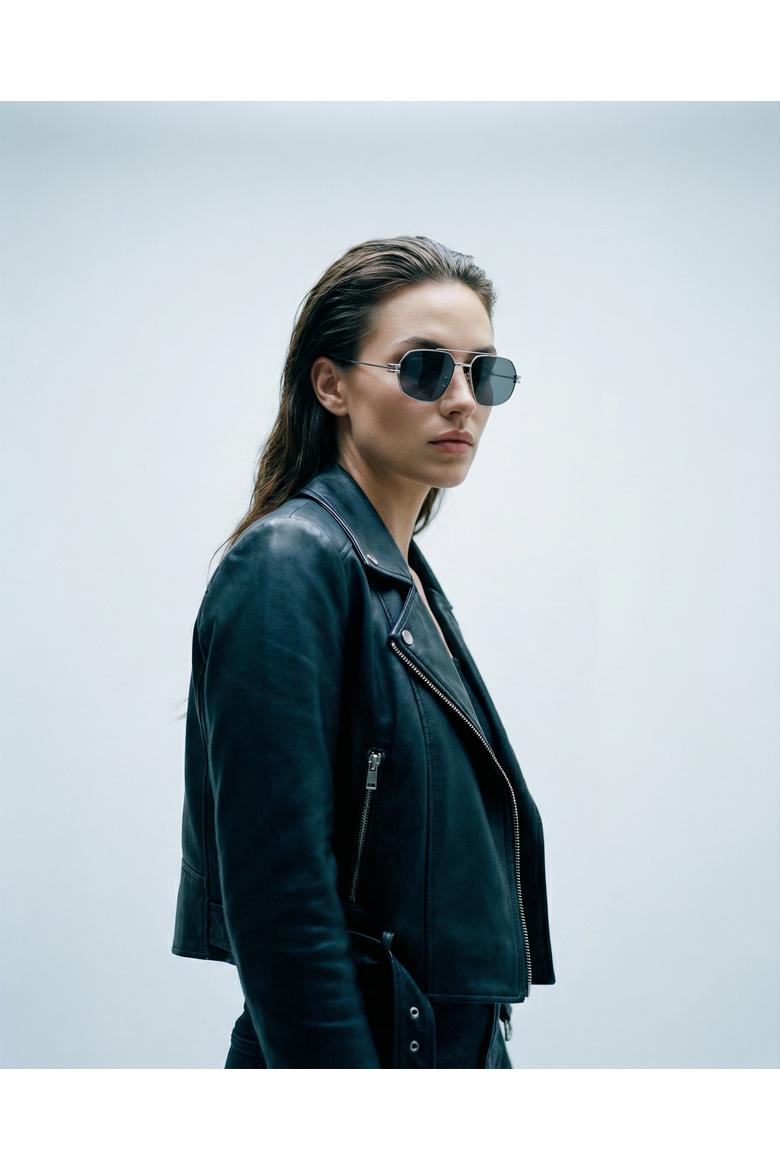 Charlie 56mm Aviator Sunglasses, Alternate, color, Black