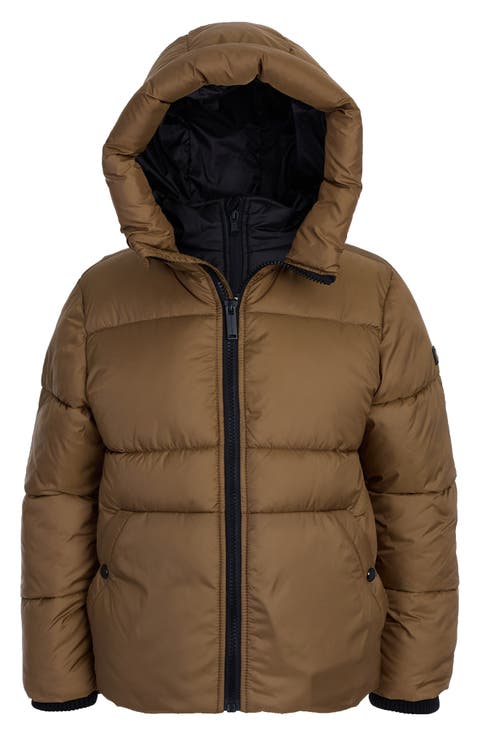 Kids' Quilted Removable Bib Parka (Big Kid)