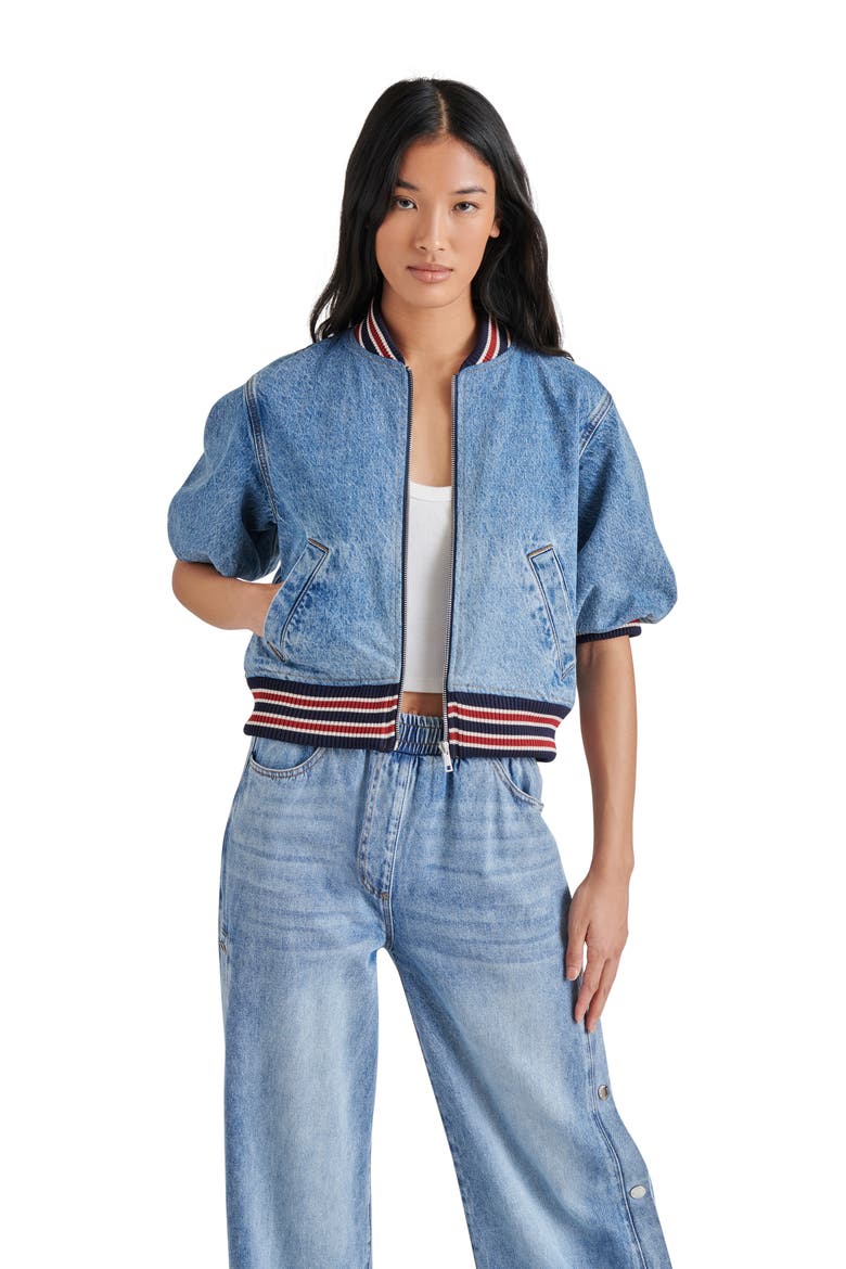 Zamora Denim Jacket, Alternate, color, MEDIUM BLUE