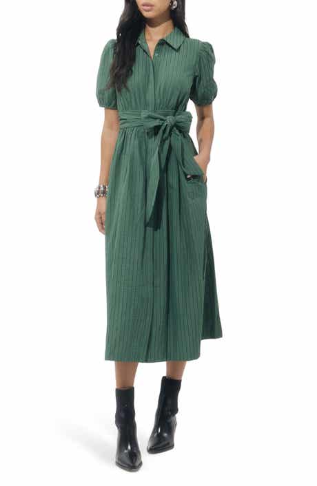 Adelyn Rae Traici Stripe Shirtdress