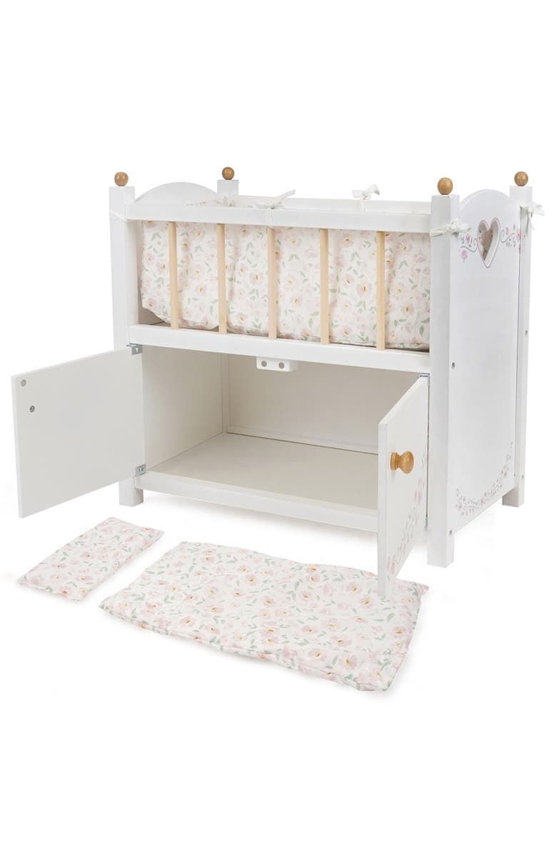 509 Crew Little Flora 2 in 1 Wooden Doll Cabinet Bed, Alternate, color, 