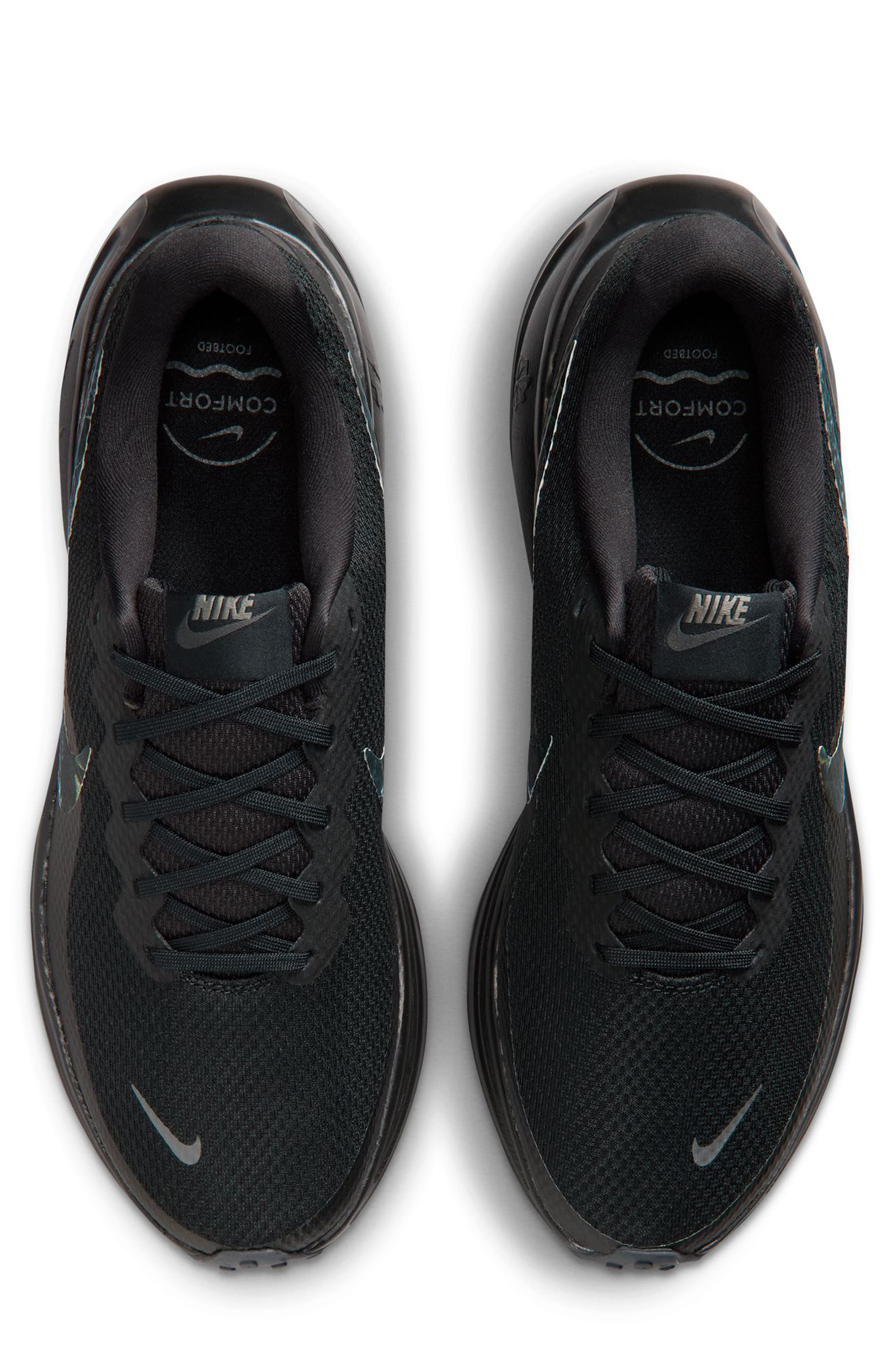 Revolution 8 Print Running Shoe, Alternate, color, BLACK/ WHITE/ IRON GREY