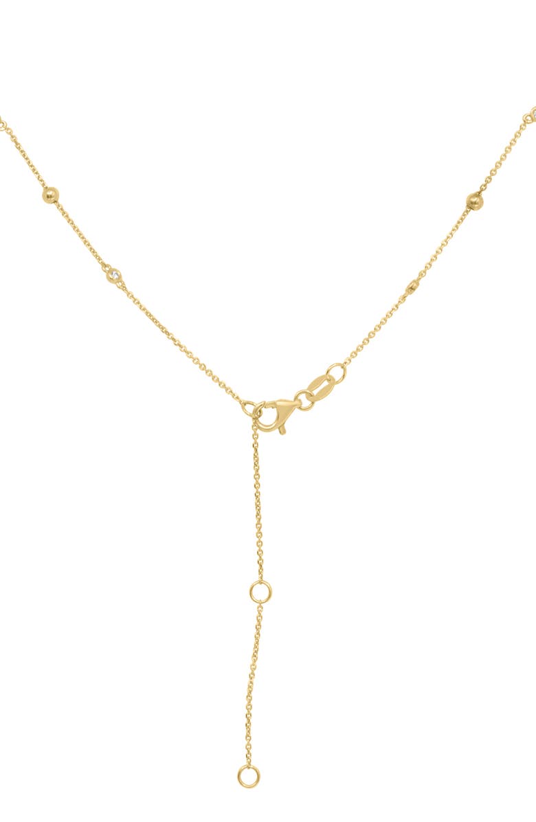 EFFY Diamond Station Necklace, Alternate, color, Gold