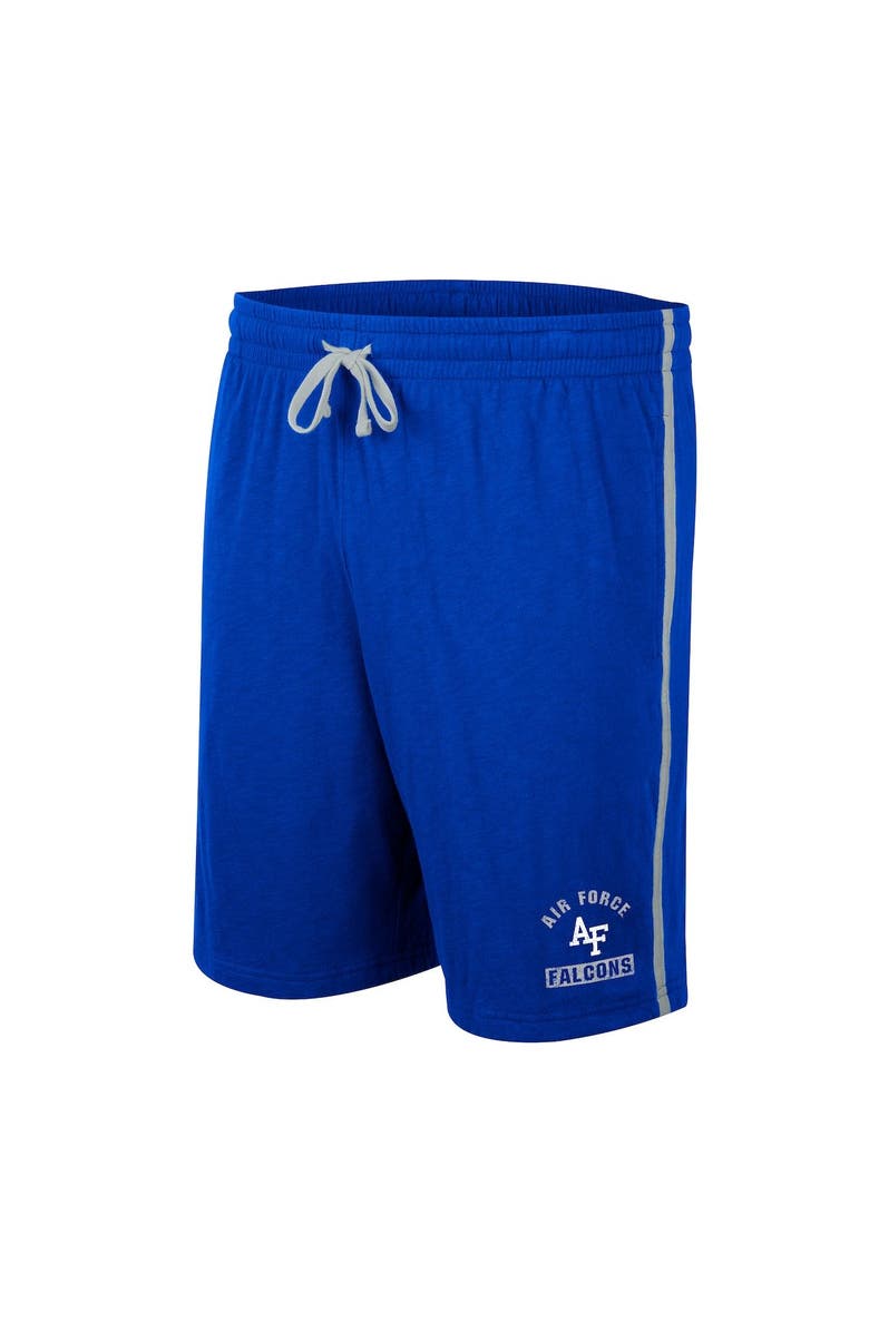 COLOSSEUM Men's Colosseum Royal Air Force Falcons Thunder Slub Shorts, Alternate, color, 
