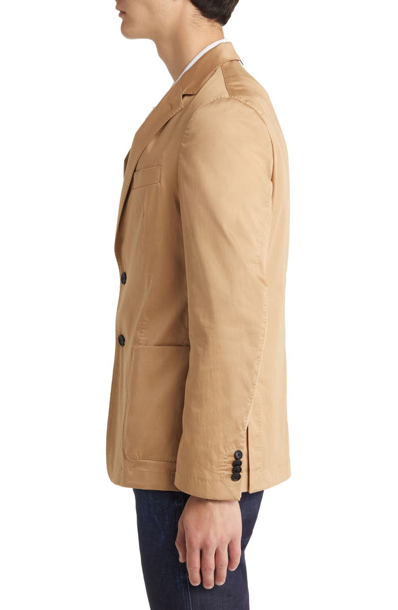 BOSS Hanry Beige Cotton Blend Sport Coat, Alternate, color, Med Bge