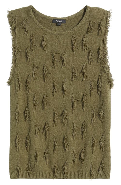 Rails Vidana Texture Sweater Vest In Green